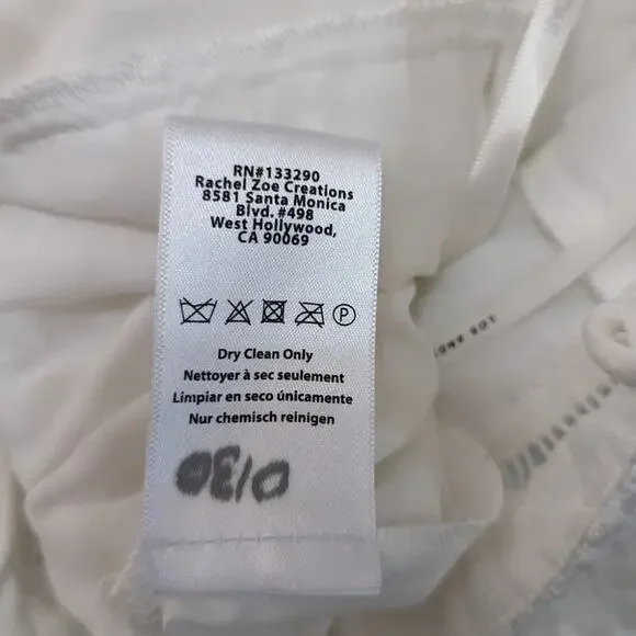 Rachel Zoe Margo Floral Lace Jumpsuit Sleeveless White Ecru Size 2 Preowned - Picture 10 of 12